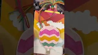 Hot Air Balloon Rising #shorts #cardmaking #craft