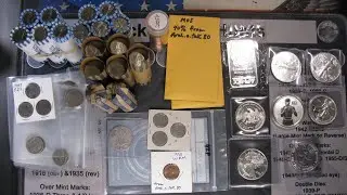 Nickel hunt-- Silver sale-2025 ASE's, 5 oz bar, Engelhard Prospector, + others -- #giveaway