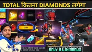 Free Fire New Dragon Animation One Spin Free Trick Only 9 West #freefirenewevent#dragonanimation
