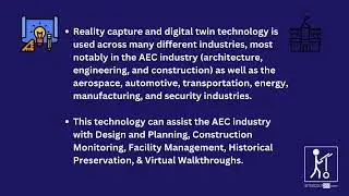 What industries are reality capture and digital twins used for?