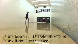 JUNIOR WPH BENEFIT TOURNAMENT MEN'S FINALS - PAUL BRADY VS EMMETT PEIXOTO
