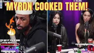 Myron cooks the panel!