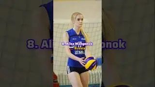 Top 10 Most Beautiful Volleyball Players In the World #volleyball #players #viral #shorts