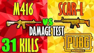Why M416 is the BEST GUN in PUBG Mobile? | RECOIL and DAMAGE | COMPARISON with SCAR-L | PUBG MONTAGE