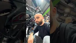 The new Kawasaki KLE 500 ground clearance.. #kawasaki #eicma #2025