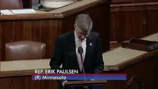 Congressman Paulsen Reads Part of the Constitution on the House Floor with His Colleagues