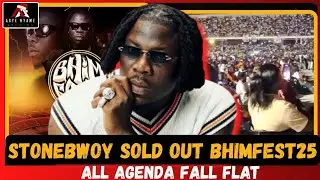 Stonebwoy sold out BHIMFEST25. Agenda fall flat 😂