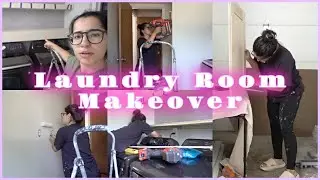 Laundry Room Makeover Part 2 | Easy Mudroom Idea | Kira K