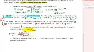 Lesson 2 Rates