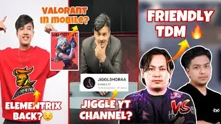 ELEMENTRIX BACK?😧 | HORAA LEGENDARY TEAM 🤯| SKY VS NOVAA FRIENDLY TDM🔥