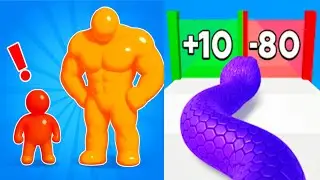 Tall Man Run Vs Snake Run New Update All Levels Gameplay Android Ios 