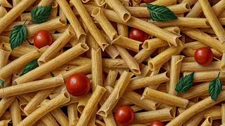 World Pasta Day and The Love of Pasta in Pictures For TV - Slideshow Screensaver - 2 Hours, No Sound