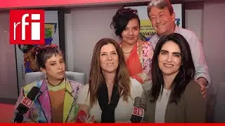Valentina Macedo, Mar&iacute;a Mercedes Berrocal y Paola Ramos, almuerzo en la hierba en Par&iacute;s &bull; RFI