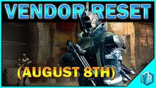 Destiny | WEEKLY VENDOR RESET! - Best Vendor Weapons & All 100% Stat Roll Armor! (8th August)