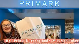 HUGE Primark Haul|NEW IN September