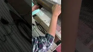 The art of Handloom weaving #iran #kashan #textile #handmade