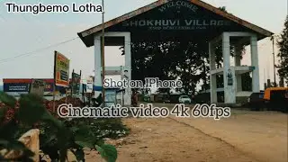 Shokhuvi village ❤️|| Nagaland Dimapur || Cinematic video 4k 60fps || shot on IPhone 2024