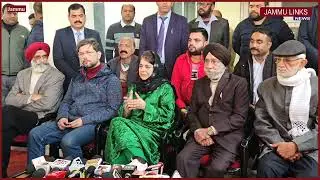 PDP&rsquo;s sole agenda is restoration of peace in J&K through dialogue, development: Mehbooba Mufti