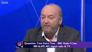 George Galloway MP ambushed on BBC Question Time