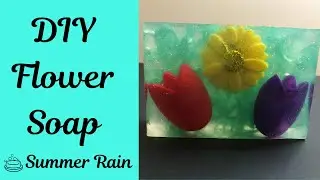 Making a Spring Floral Soap - Advanced Melt and Pour Techniques (includes recipe)