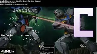 the brilliant green - Ash Like Snow (TV Size) [Expert]