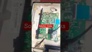 NO picture only sound in samsung 32inch LED TV solution tricks @techranaji #ledpanelrepair  #led