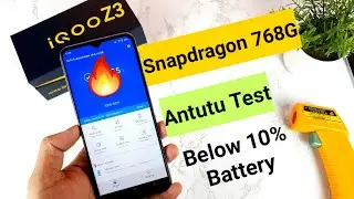 iQOO Z3 Antutu Test below 10% battery True Monster [unstoppable performance]🔥🔥🔥