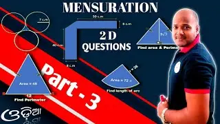MENSURATION (2D) QUESTIONS// By S. Mishra // CHECKMATE EDUCATION