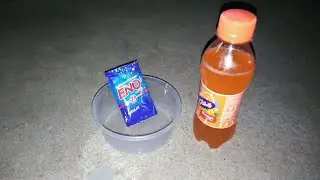 Simple Experiment Dailee Drink Orange Juice + ENO | Science Experiment Tamil