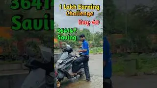100 din me 1 lakh Earning Challenge ka Day 40 Hai 🤑 #shorts #minivlog #porter #gufransayyedvlogs