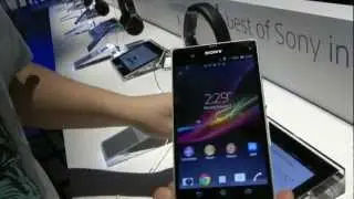 Sony Xperia Z CES 2013