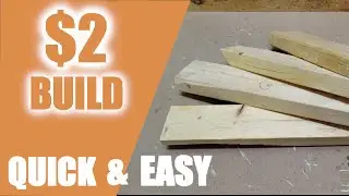 $2 WOODWORKING: QUICK & EASY 2x4 Storage Build (30 Minutes)