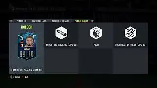 92 Dorsch Team of the Season Moments SBC FIFA 22