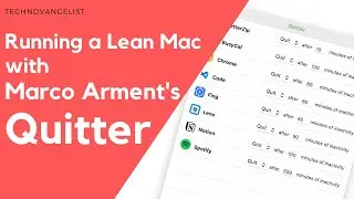 Running a Lean Mac with Quitter
