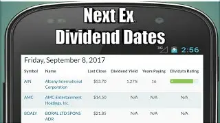 FDX - FEDEX : OXY - Occidental Petroleum : Next Ex Dividend Dates : Robinhood Dividends
