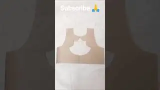 Latest Blouse Paper Cutting Design ✂️ #shorts #trending #foryou #trend #viralreels #ytshorts #short