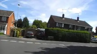 Driving Along Raleigh Close, Drake Avenue, Rea Way & Broadway Grove, Worcester, England