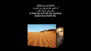 Quran Surah Yunus 10:28 Khuran Urdu Roman Transliteration