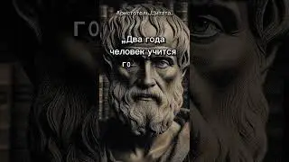 Человек учится...Аристотель.Цитата.