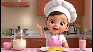 Baby Chef Breakfast Song | Nursery Rhyme Song for Kids | Cooking and Breakfast Learning for Toddlers