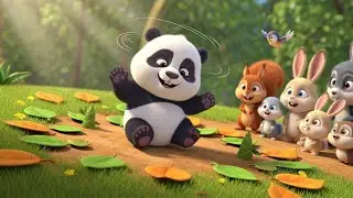 Minecraft Baby Panda Rolled Into the Bamboo | Fun Kids Stories and Game Songs