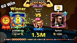 Ring chicago Jazz Club 😨 8 ball pool 60 Win And Free Cue