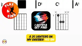 ZZ Top - I Gotsta Get Paid | Scrolling Guitar Chords & Lyrics