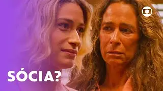 Blandina diz que &eacute; s&oacute;cia da empresa e Zefa Leonel fica em choque! | No Rancho Fundo | TV Globo