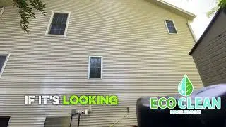Soft Washing a House In Lewisberry Pa