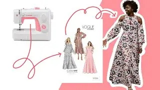 She made her wedding dress on a $100 sewing machine!
