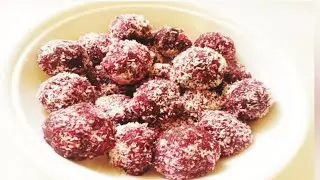 Easy recipe: How to make beetroot bliss balls। Beetroot Dates balls । Pg Rasoi recipe