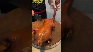 Satisfying Knife Skill Cutting and Chopping Braised Goose Meat | Chinese Food | Ep 75