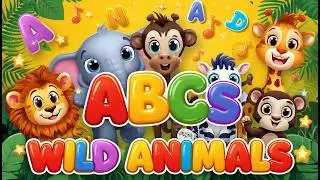 ABCs with Wild Animals 🌴 | Jungle Phonics for Kids&rdquo; #abcsong #abc #abcd #abclearning #abcdrhymes