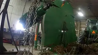 John Deere CX20 Bush hog gear box replacement